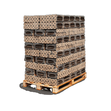Laden Sie das Bild in den Galerie-Viewer, Heizfuxx PiniKay Octagon Hartholzbriketts – 960 kg Palette (96 x 10 kg) Hochverdichtete Premium Holzbriketts für Kamin &amp; Ofen