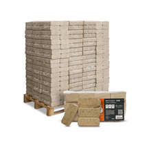 Laden Sie das Bild in den Galerie-Viewer, Heizfuxx RUF Classic White Hartholzbriketts – 960 kg Palette (96 x 10 kg) Premium Weißholz Holzbriketts für Kamin &amp; Ofen