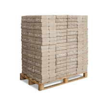 Laden Sie das Bild in den Galerie-Viewer, Heizfuxx RUF Classic White Hartholzbriketts – 960 kg Palette (96 x 10 kg) Premium Weißholz Holzbriketts für Kamin &amp; Ofen