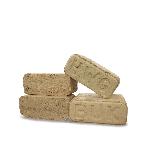 Heizfuxx RUF Classic White Hartholzbriketts – 960 kg Palette (96 x 10 kg) Premium Weißholz Holzbriketts für Kamin & Ofen