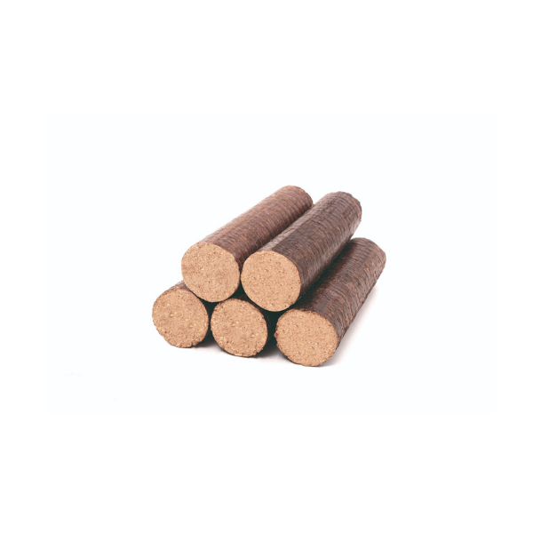 Spark Hartholzbriketts Buche Rund – 960 kg Palette (96 x 10 kg) Premium Holzbriketts für Kamin & Ofen