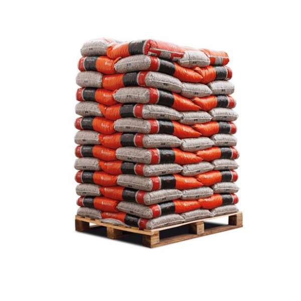 Heizfuxx Holzpellets Red ENplus A1 – 975 kg Palette (65 x 15 kg) Premium Holzpellets für Pelletheizungen